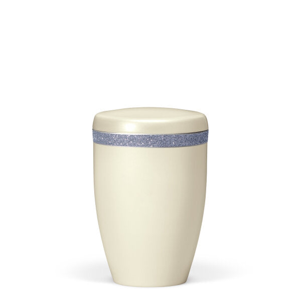 Heiso Tierurne Dekorband Silberglitzer