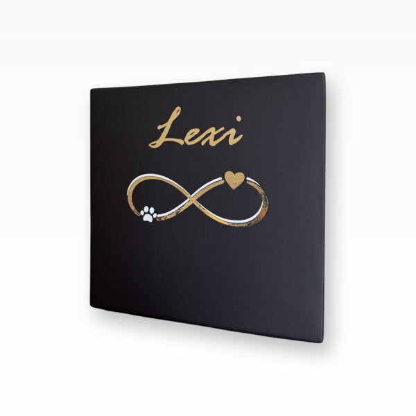 Heiso Tierurne Würfelurne Herzpfote-Unendlich