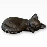 Katzenurne Schlafende Katze aus Keramik