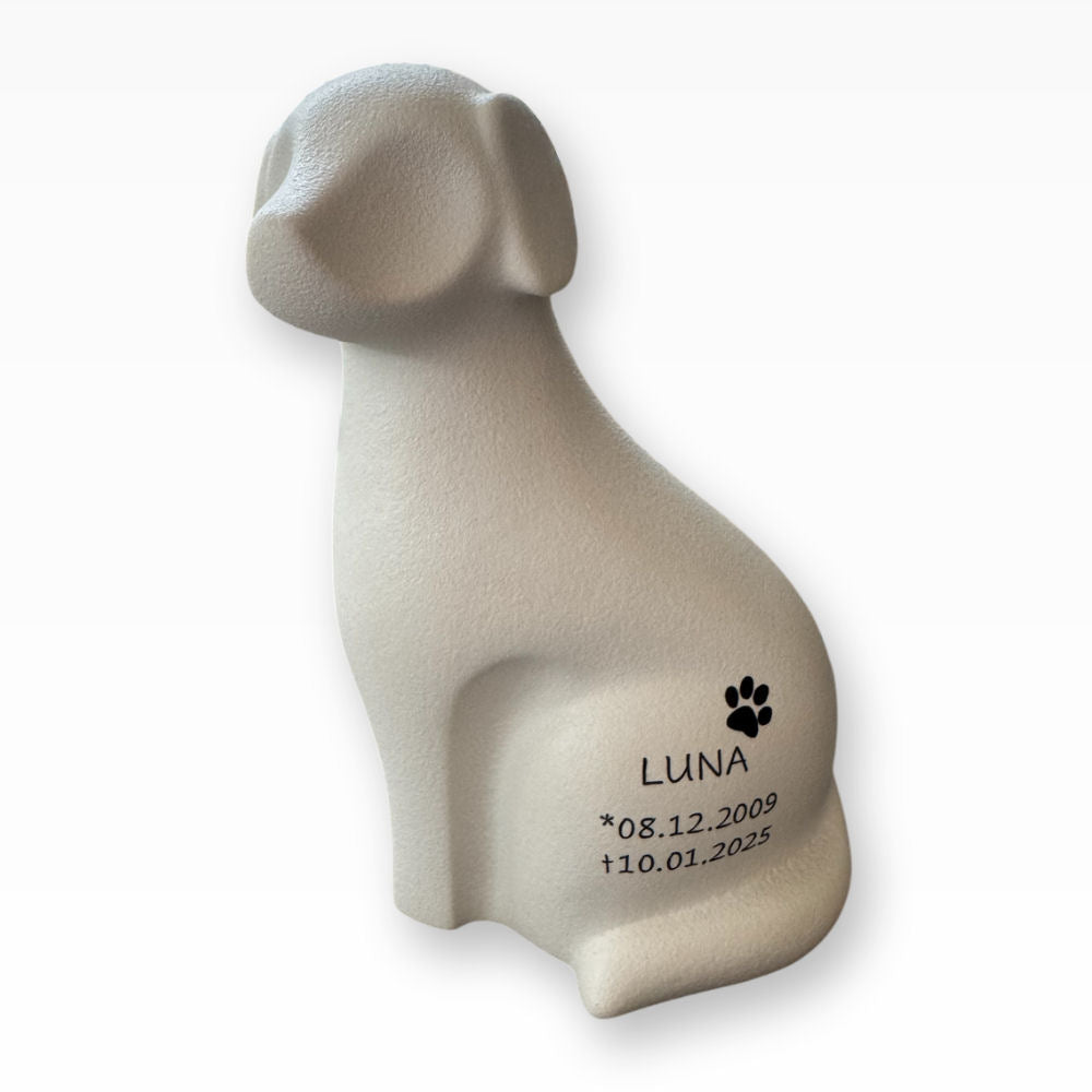 Loveurns Hundeurne Sitzender Hund