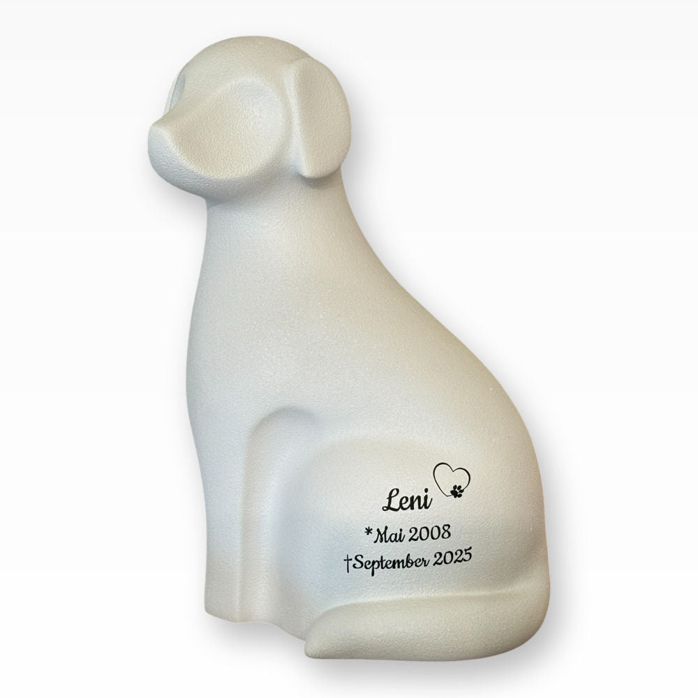 Loveurns Hundeurne Sitzender Hund