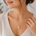 Monello Ascheschmuck Kette mit Anhänger Träne