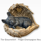 Monello® Hundeurne Deluxe Französische Bulldogge