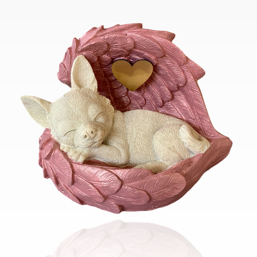 Monello® Hundeurne Deluxe Chihuahua in Engelsflügel