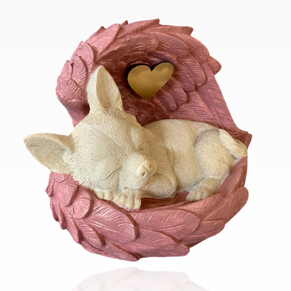 Monello® Hundeurne Deluxe Chihuahua in Engelsflügel