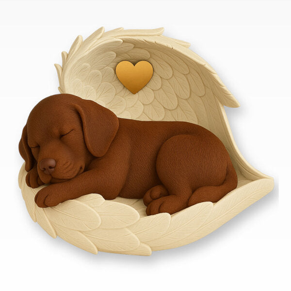 Monello® Hundeurne Deluxe Hund in Engelsflügel Kurzhaarrassen