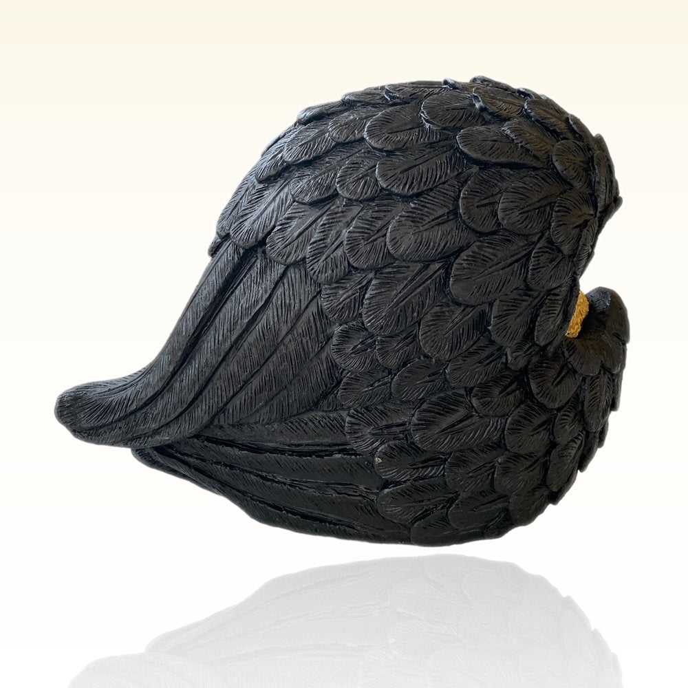 Monello® Hundeurne Deluxe Hund in Engelsflügel