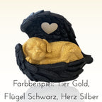 Monello® Hundeurne Deluxe Hund in Engelsflügel