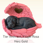 Monello® Hundeurne Deluxe Hund in Engelsflügel