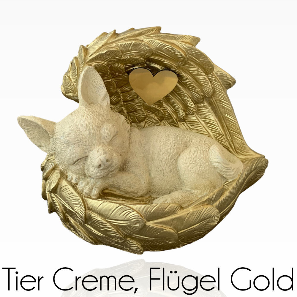 Monello® Hundeurne Deluxe Chihuahua in Engelsflügel