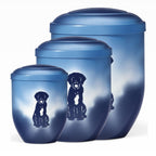 Heiso Hundeurne mit Airbrush Hundebild