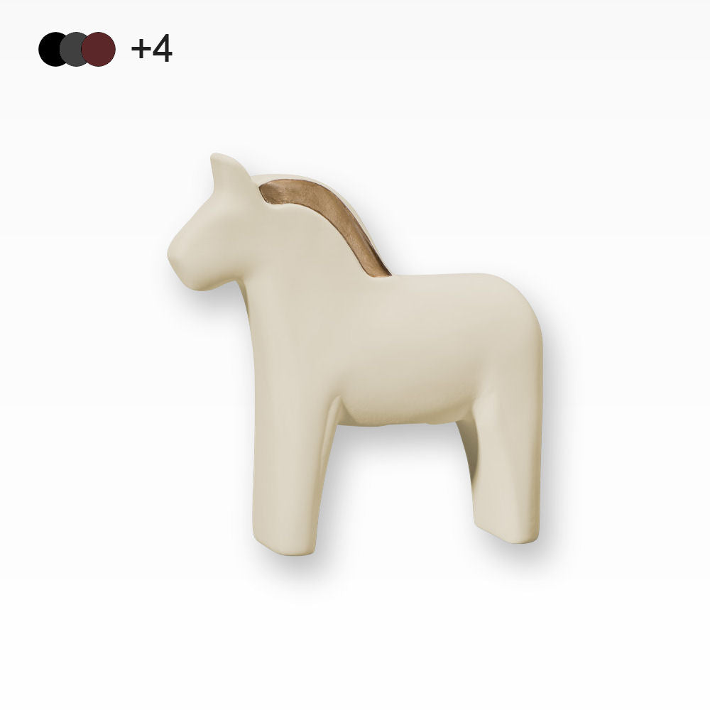 Heiso Pferdeurne Dalahäst aus Naturstoff