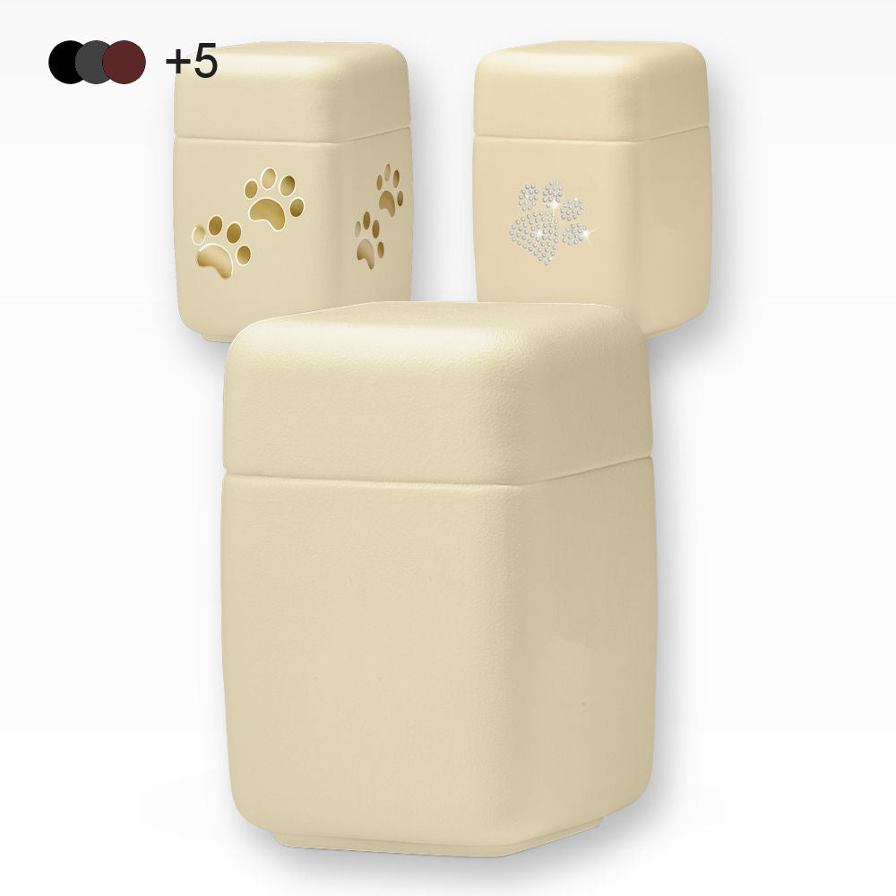 Heiso Tierurne Keramikurne Matt Carré Versch. Ausführungen