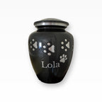 Loveurns Classic Tierurne Midnight mit Pfötchen