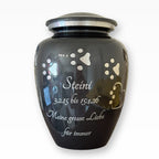 Loveurns Classic Tierurne Midnight mit Pfötchen