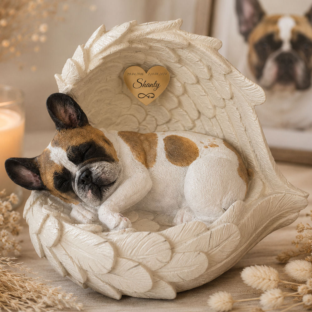 Monello® Hundeurne Französische Bulldogge bemalt nach Foto