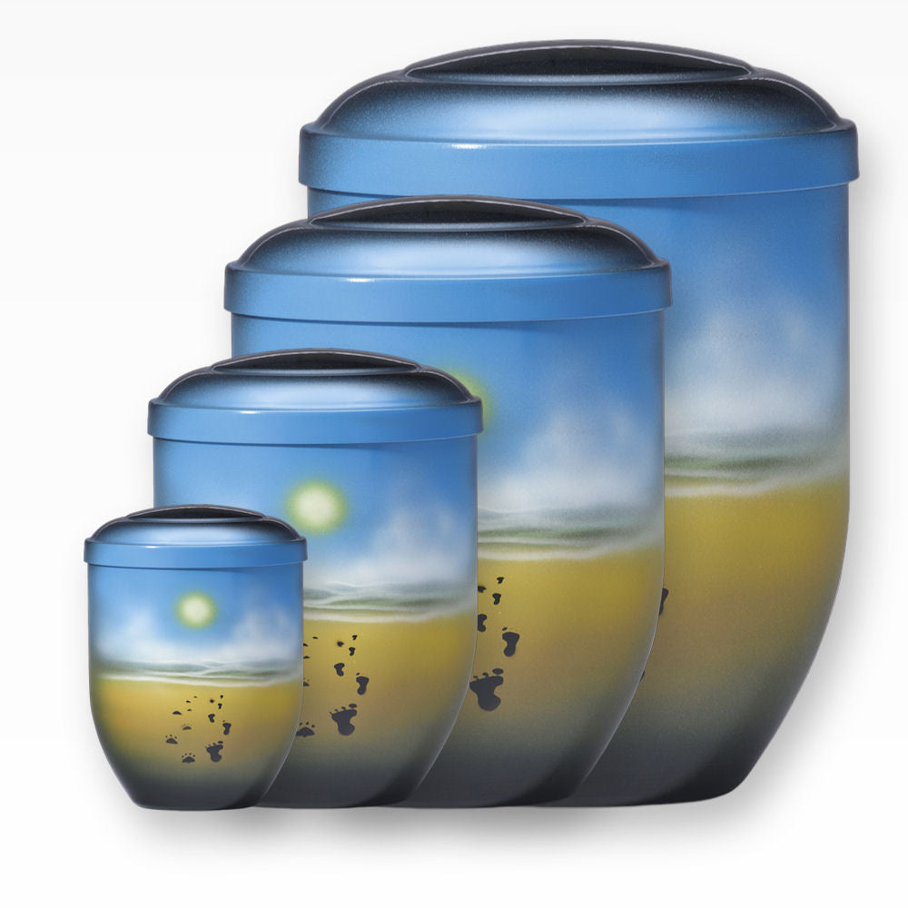 Heiso Tierurne Tatzen im Sand