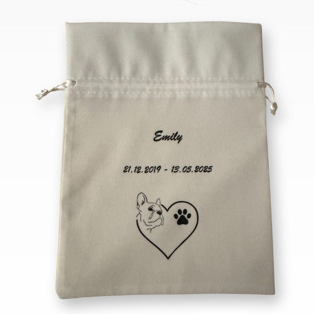 Monello® Aschesäckchen Human aus Samt – dicht, handgefertigt & flexibel für jede Urne