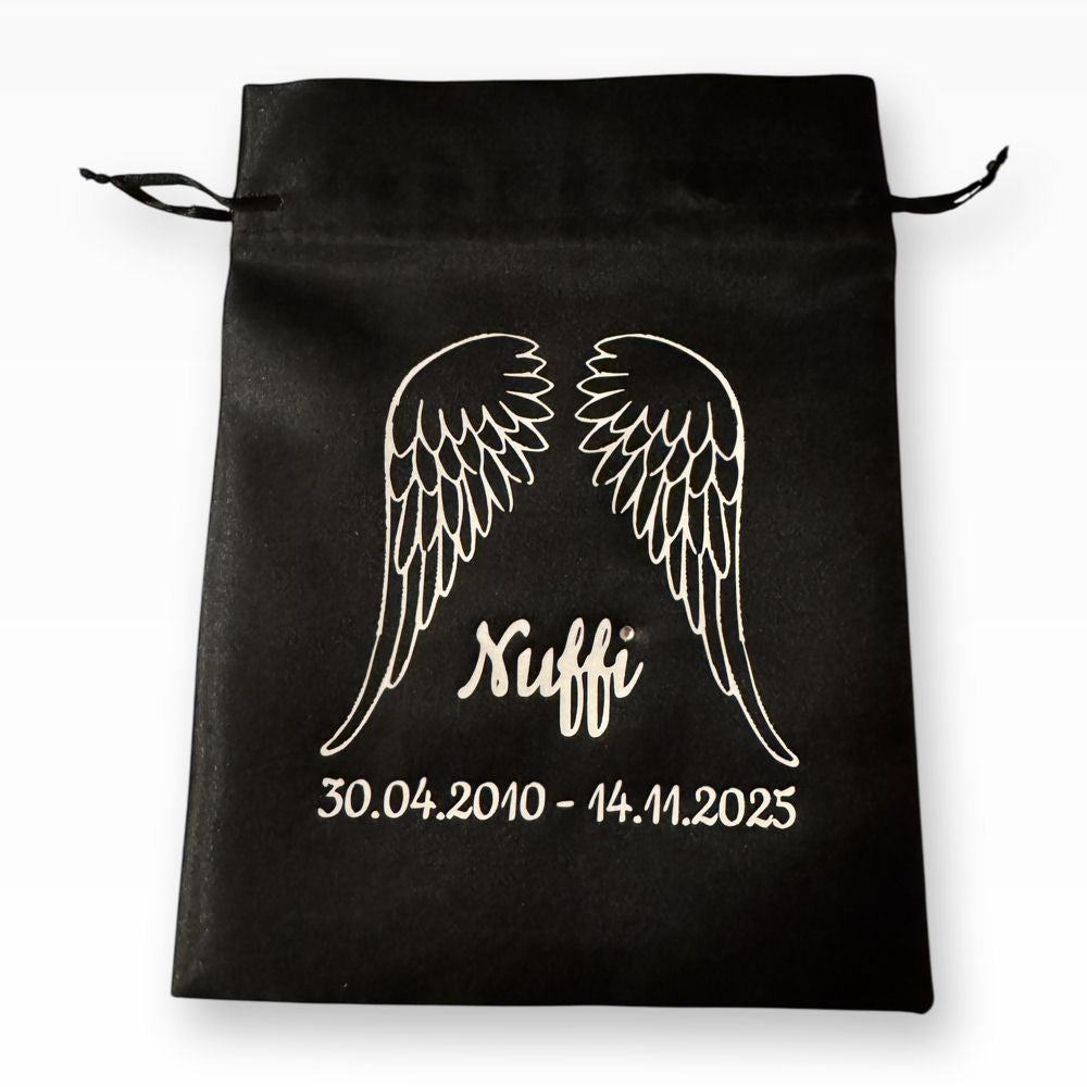 Monello® Aschesäckchen Human aus Samt – dicht, handgefertigt & flexibel für jede Urne