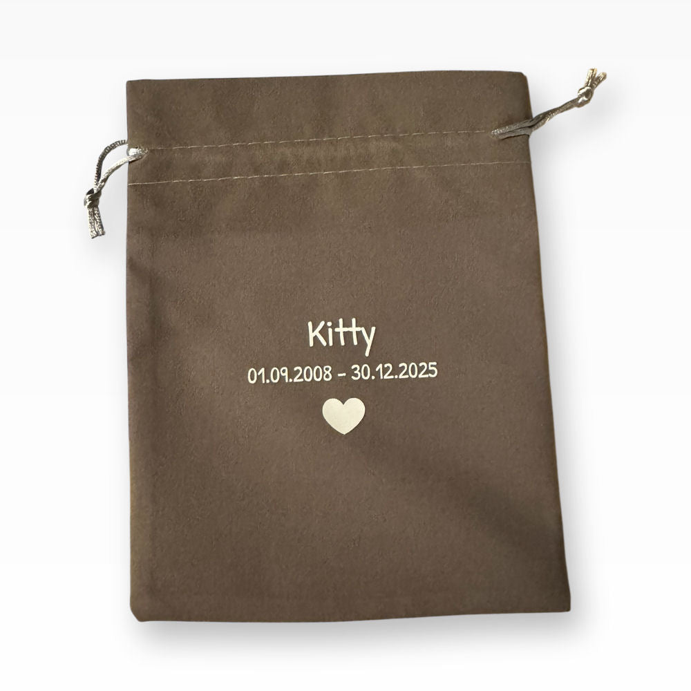 Monello® Aschesäckchen Human aus Samt – dicht, handgefertigt & flexibel für jede Urne