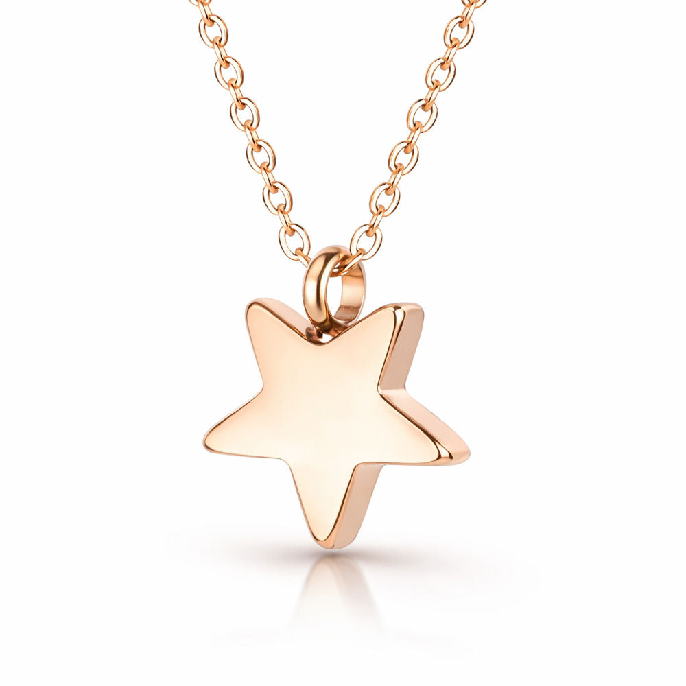 Monello Ascheschmuck Kette mit Anhänger Stern