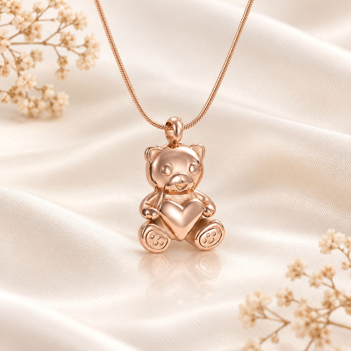 Monello Ascheschmuck Kette mit Anhänger Bärchen