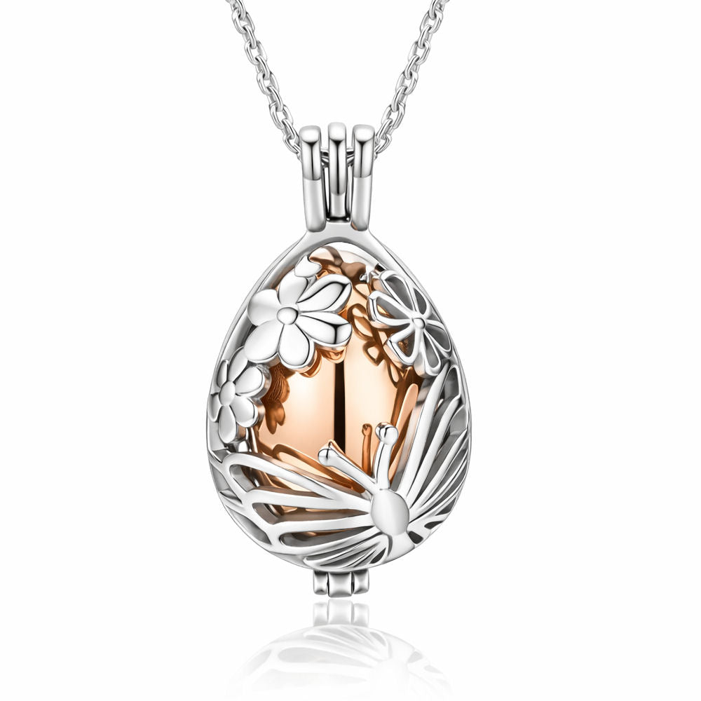 Monello Ascheschmuck Kette mit Anhänger Ei Symbol der Auferstehung