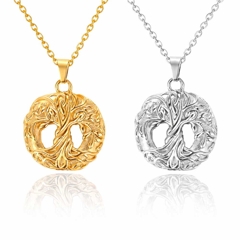 Monello Ascheschmuck Kette mit Anhänger Lebensbaum