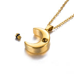 Monello Ascheschmuck Kette mit Anhänger Mond