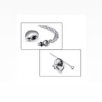 Monello Ascheschmuck Kette mit Anhänger Kleines Herz