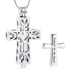 Monello Ascheschmuck Kette mit Anhänger Kreuz Ornament