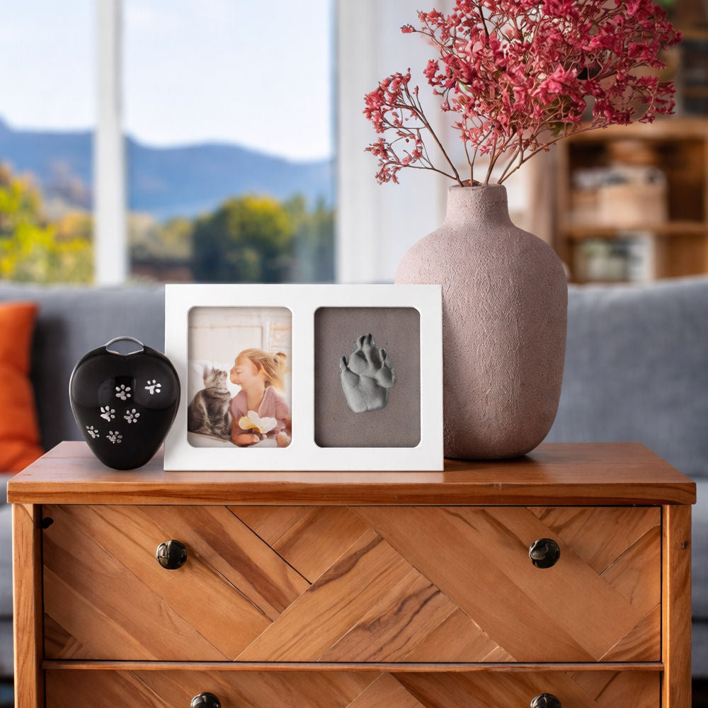 Bilderrahmen mit Pfotenabdruck