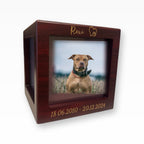 Holzurne Bilderrahmen Urne für 2 Fotos