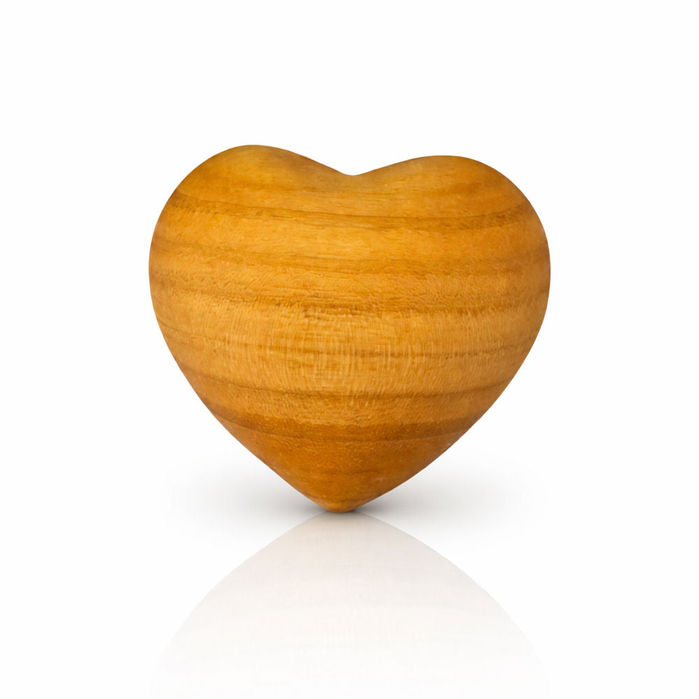Erinnerungsstück Heart Kirschholz für einen kleinen Teil Asche