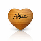 Erinnerungsstück Heart Kirschholz für einen kleinen Teil Asche