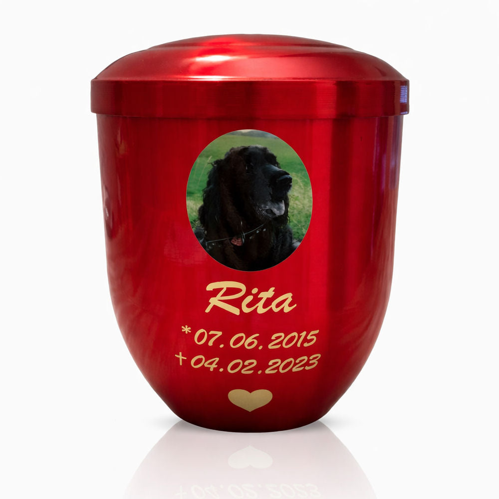 Fotoaufkleber für Urnen