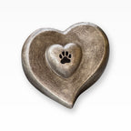 Tierurne Doppelherz Pfote Besondere Tierurne