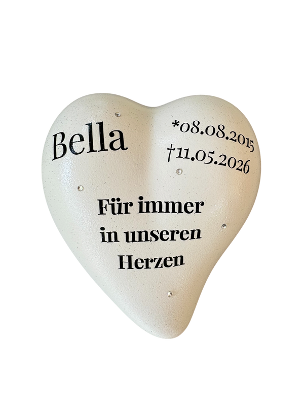 Keramik-Herzurne – Liebevolle Erinnerung in Herzform