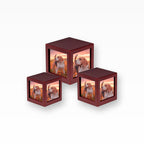 Holzurne Bilderrahmen Urne für 2 Fotos