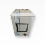 Tierurne Weiss Strukturiert mit Teelicht und Bilderrahmen