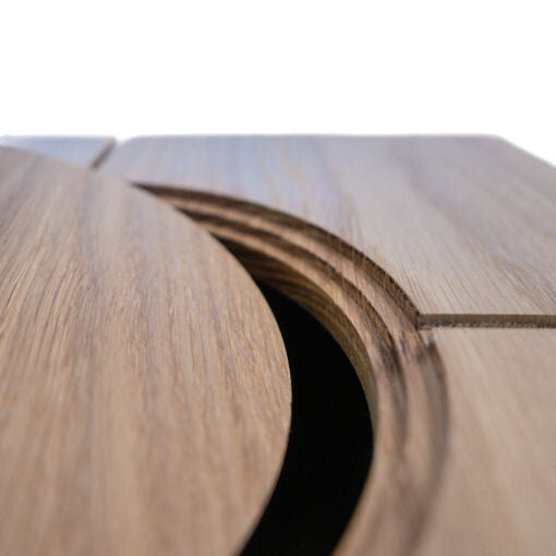 Tierurne Holzurne Würfel Eiche