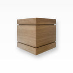 Tierurne Holzurne Würfel Eiche