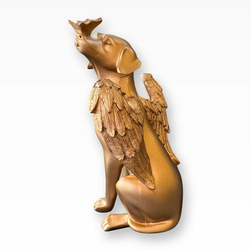 Erinnerungsfigur mit Engelsflügeln