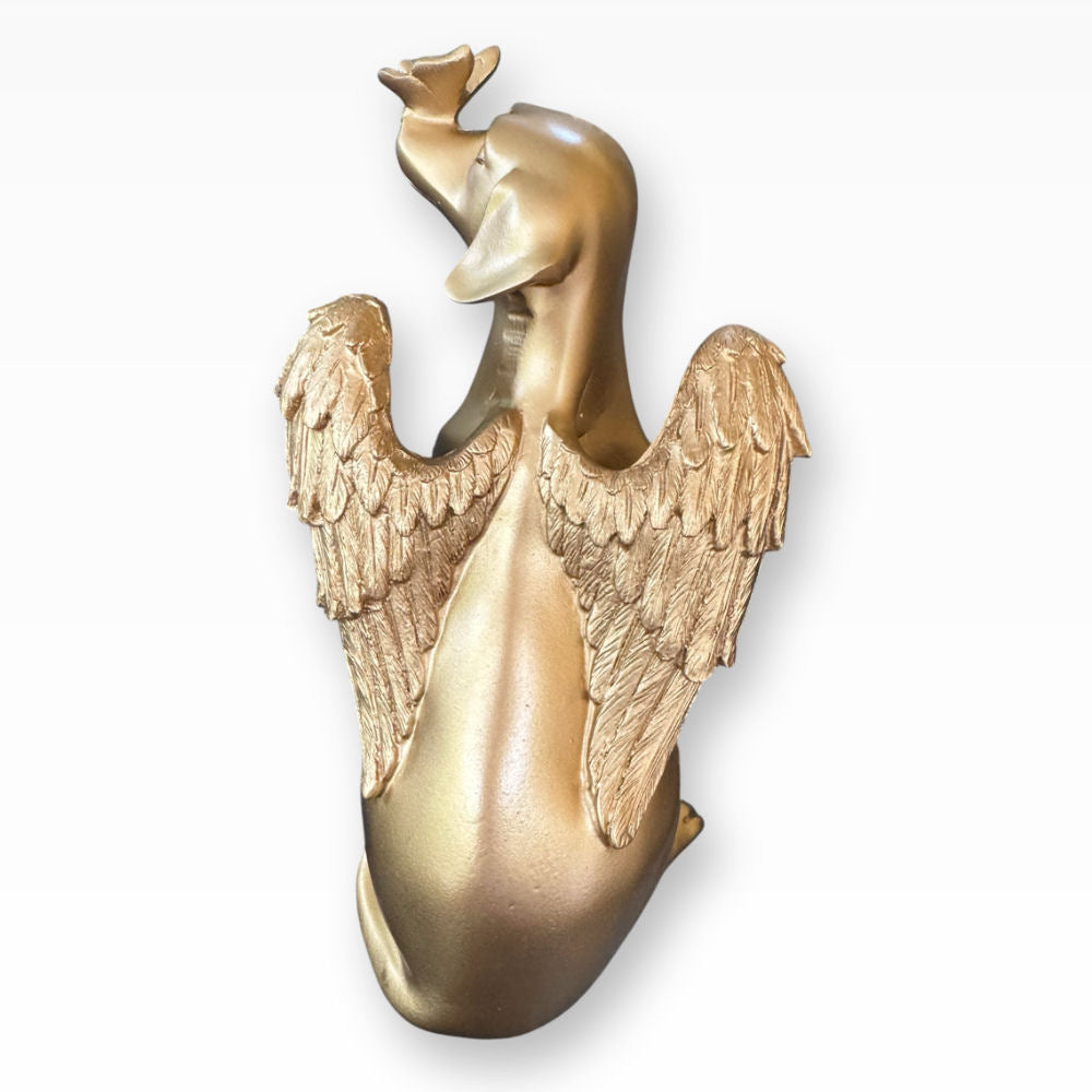 Erinnerungsfigur mit Engelsflügeln