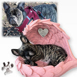 Monello® Hundeurne Französische Bulldogge bemalt nach Foto