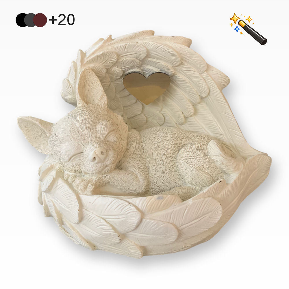 Monello® Hundeurne Chihuahua in Engelsflügel