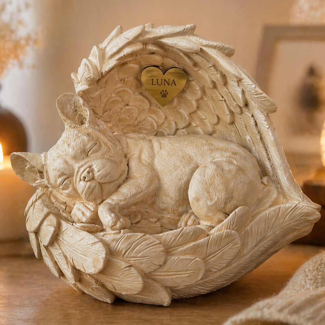 Monello® Tierurne Französische Bulldogge mit Gravur