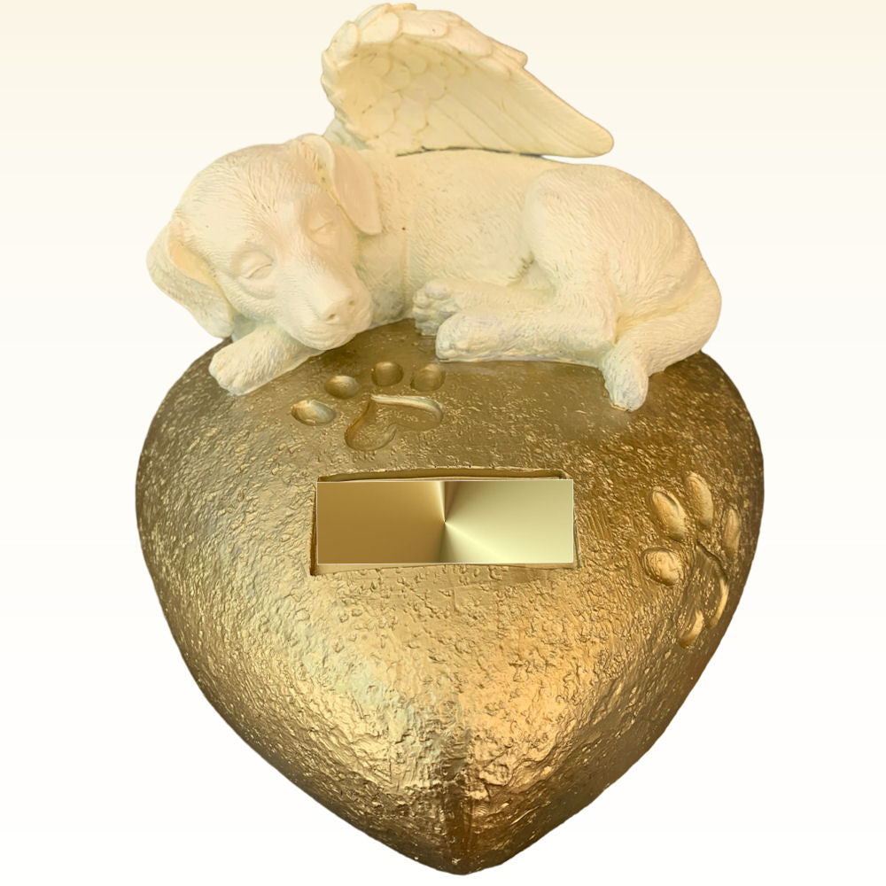 Monello® Hundeurne Deluxe Hund auf Herz bis 40 kg