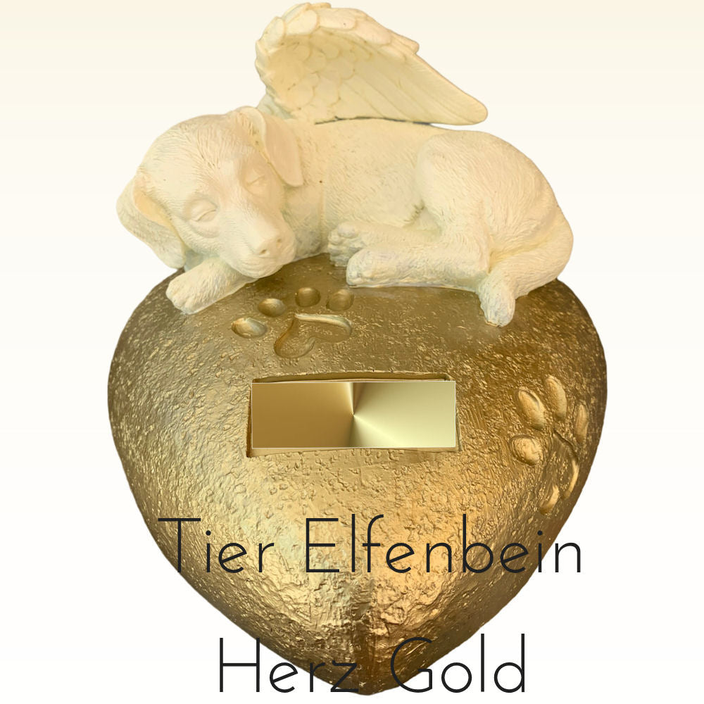 Monello® Hundeurne Deluxe Hund auf Herz bis 40 kg