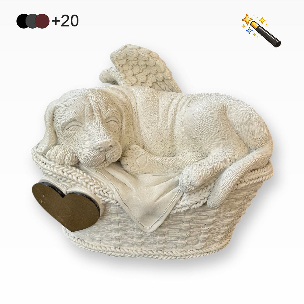 Monello® Hundeurne Hund in Korb